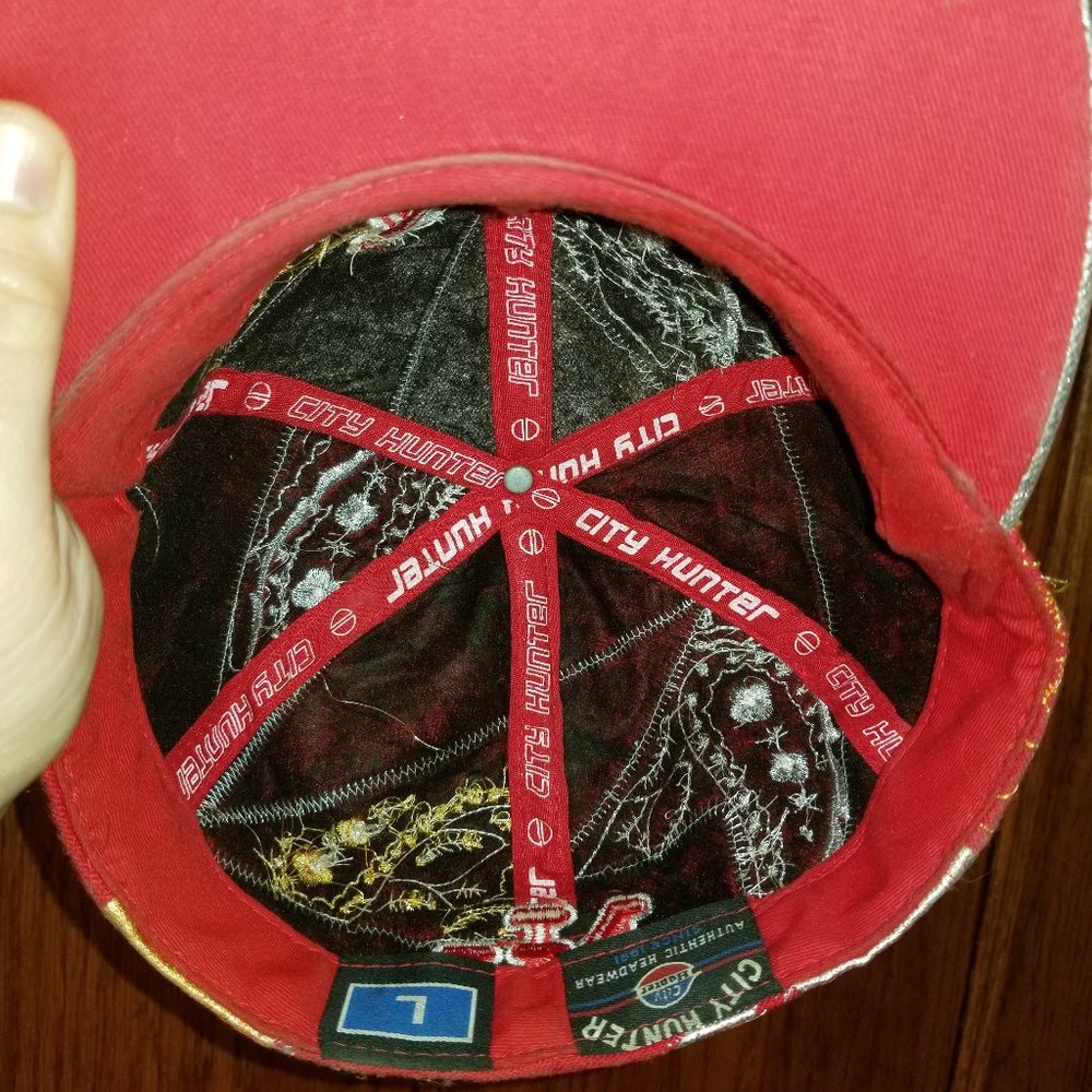 Red,Gold&Platinum  NY Hat